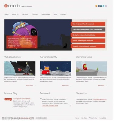 網(wǎng)站開發(fā)網(wǎng)頁模板下載CSS